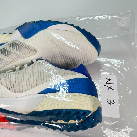 Adidas Codechaos Sport White Blue Boost Spikeless Golf Shoes EF5711 Mens Sz 11.5 main image 4